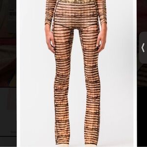 KNWLS Halcyon Leggings in Ink Check Print Size XS